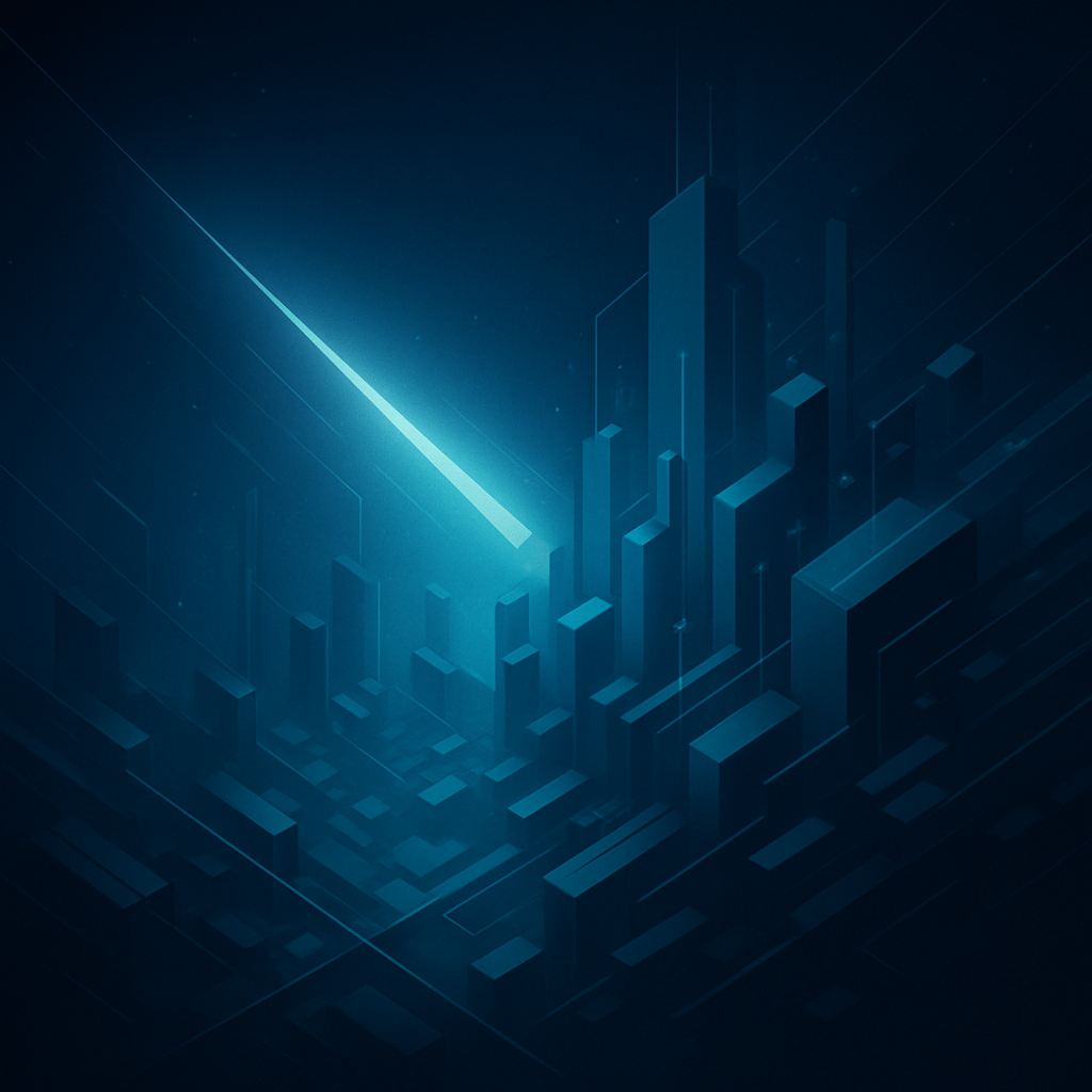 Futuristic abstract visual